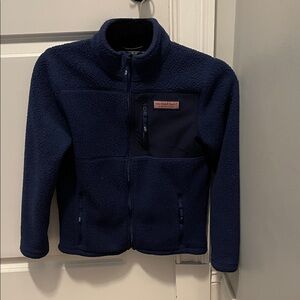 Navy Kids Fleece Jacket